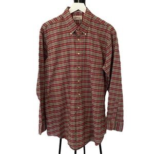 Cervie Plaid Button Down Shirt Men’s Size XL Tall